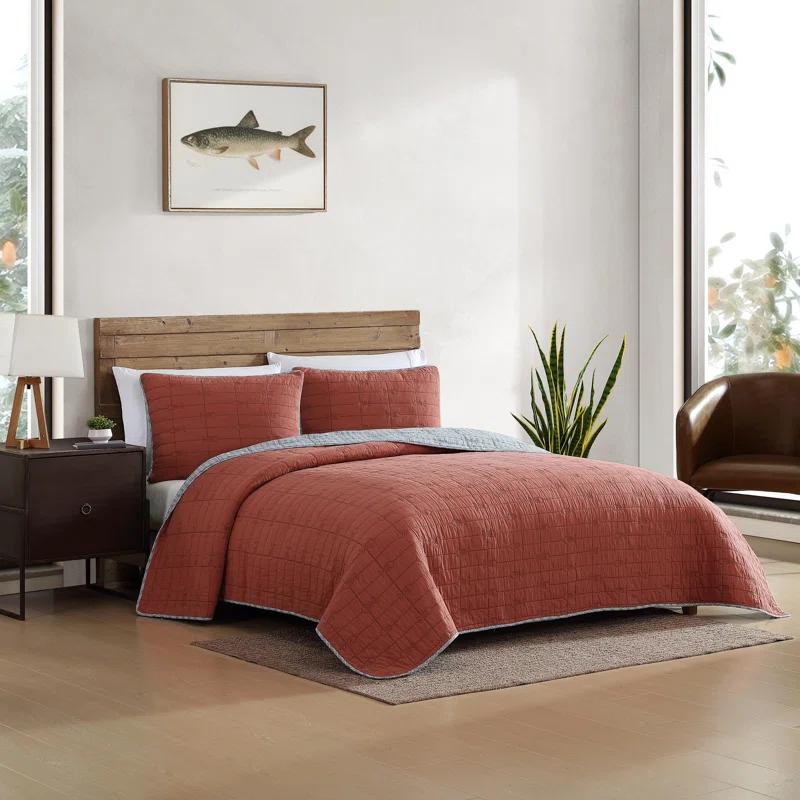 Eddie Bauer Eddie Bauer Troutdale Cotton Reversible Quilt Set
