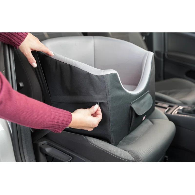 TRIXIE TRIXIE Max Dog Car Seat for Small Dogs, Dog Booster Seat, Travel Pet Bed