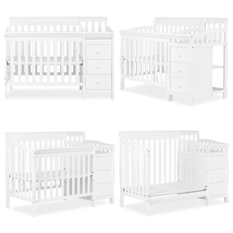 Dream On Me Jayden 4-in-1 Mini Convertible Crib and Changer