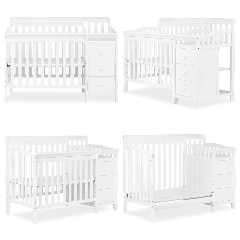 Dream On Me Jayden 4-in-1 Mini Convertible Crib and Changer
