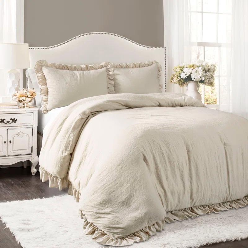 Lush Decor Reyna Microfiber 3 Piece Comforter Set