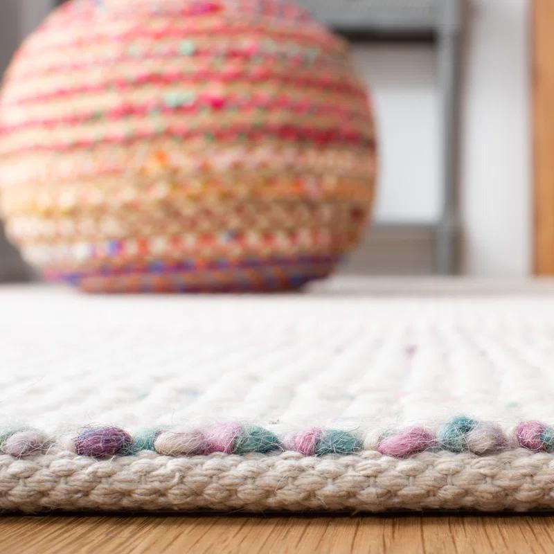 Latitude Run® Vermont Hand Woven Wool Solid Color Rug