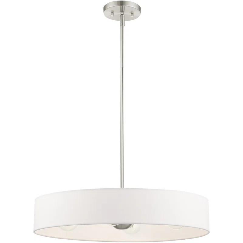 Lighting Lumens 4 - Light Dimmable Drum Chandelier