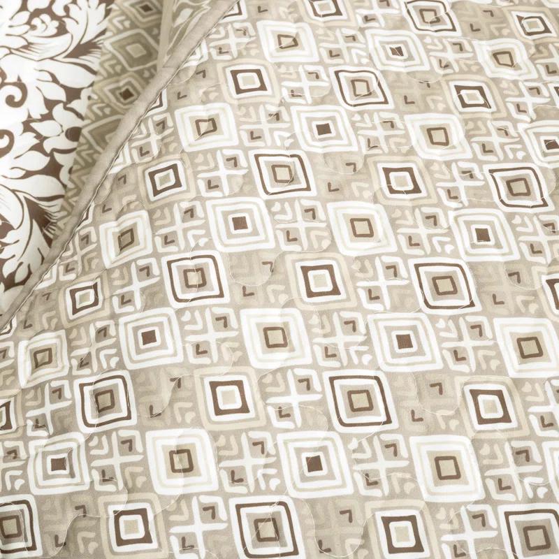 Lush Decor Boho Stripe Reversible Coverlet Set