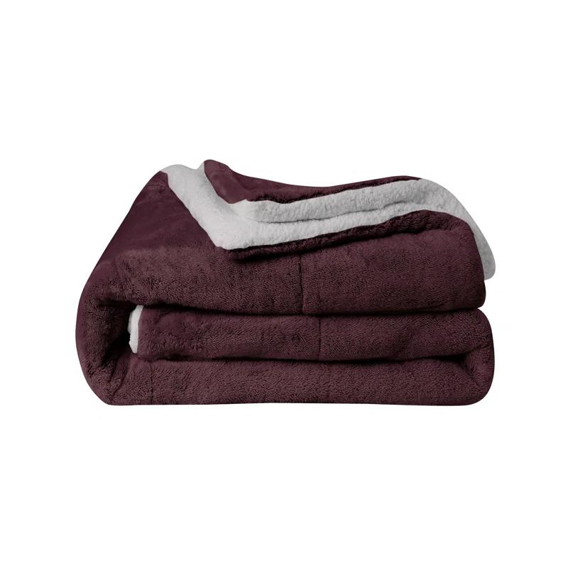 Ultra Plush Reversible Faux Fur and Sherpa 3-Piece Comforter Set