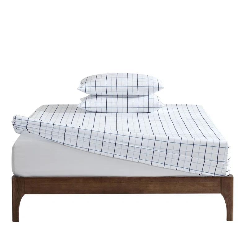 Nautica Microfiber Stripe Nautica Fitted Sheet and Standard Pillowcase Sets