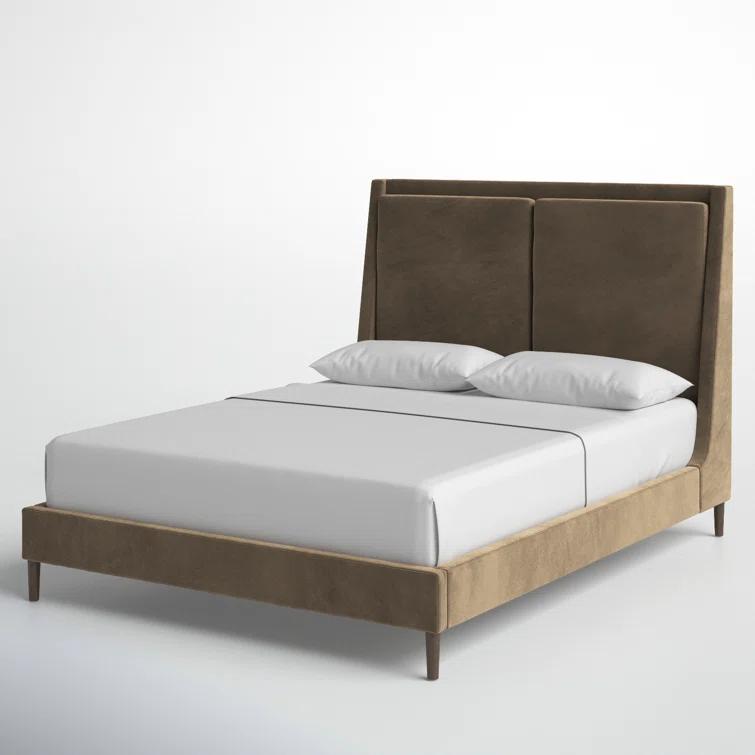 Rexford Platform Bed - Cream / Queen