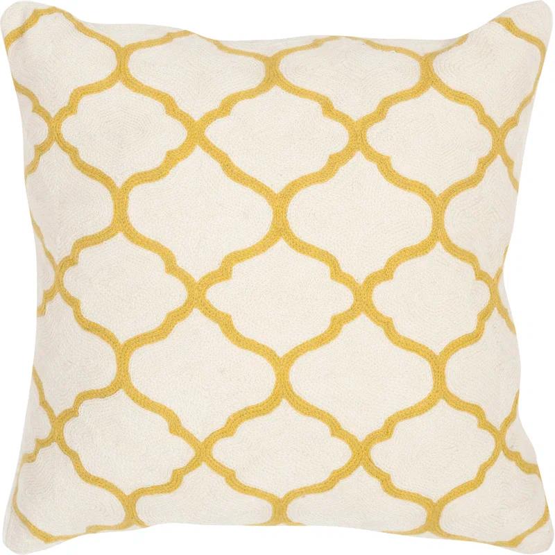 Safavieh Geometric Feather Reversible Throw Pillow (Set of 2)
