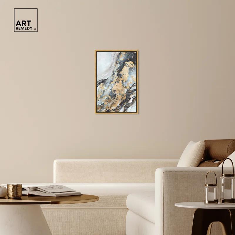 Art Remedy Creative Gold Boho Neutral Abstract Wall Art by Art Remedy