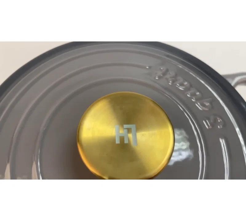 Lexi Home Lexi Home 5 qt. Enameled Cast Iron Round Braiser