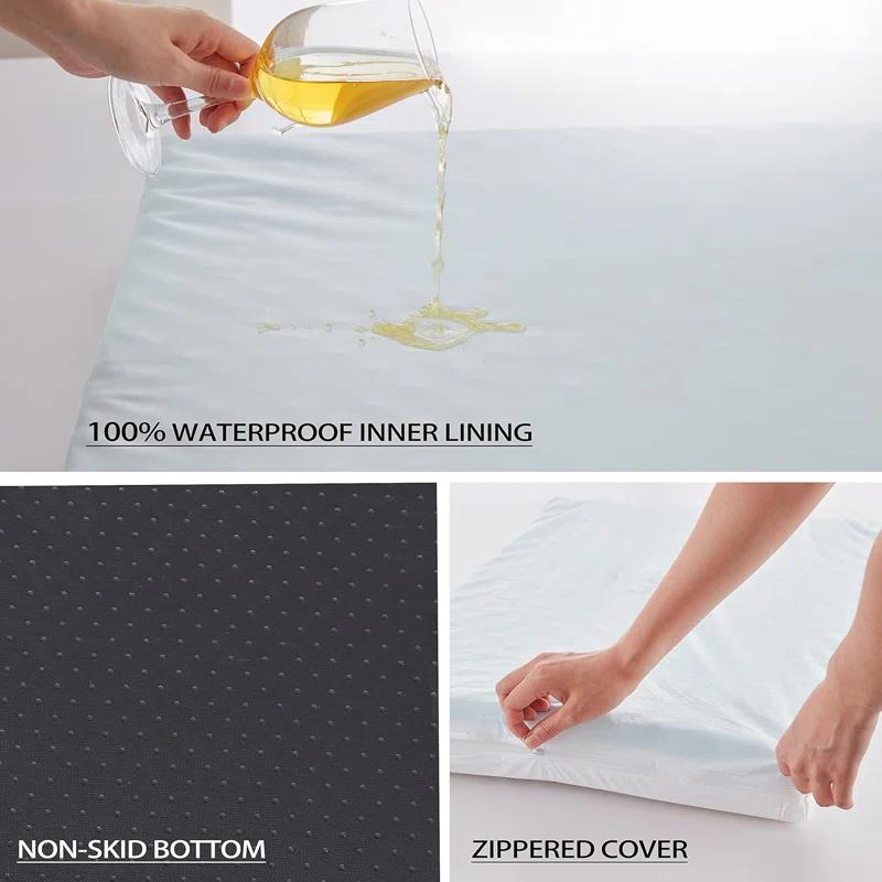 PETORREY Orthopedic Faux Leather Pet Bed