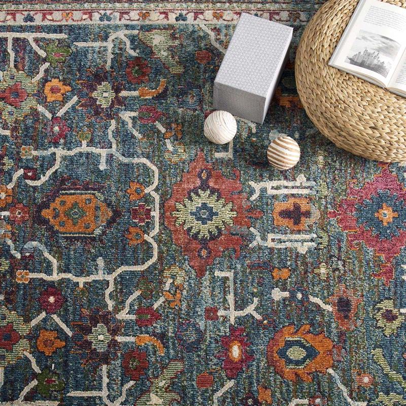 Modway Modway Porch & Den Lanham Distressed Floral Area Rug