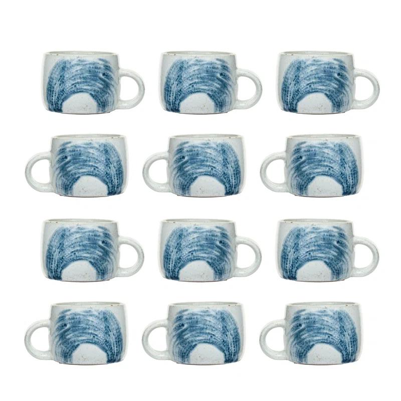 Bloomingville Stoneware Coffee Mug (Set of 12)