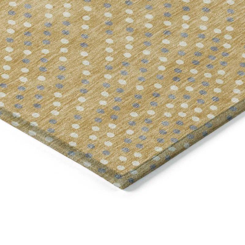 Machine Washable Indoor/Outdoor Chayden ACN1021 Taupe 1'8" x 2'6" Rug