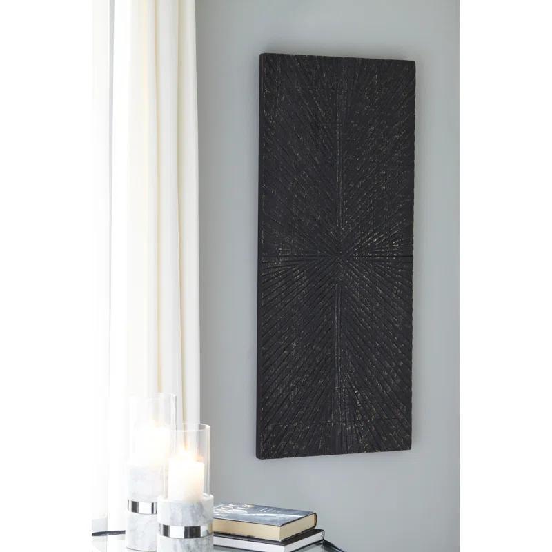 Millwood Pines Aseeb Abstract Wall Decor on Solid Wood
