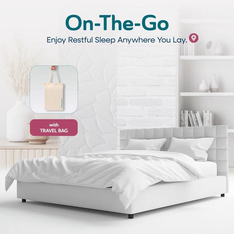 Alwyn Home Alwyn Home Supima 400 Thread Count Cotton Duvet Cover and Travel Bag