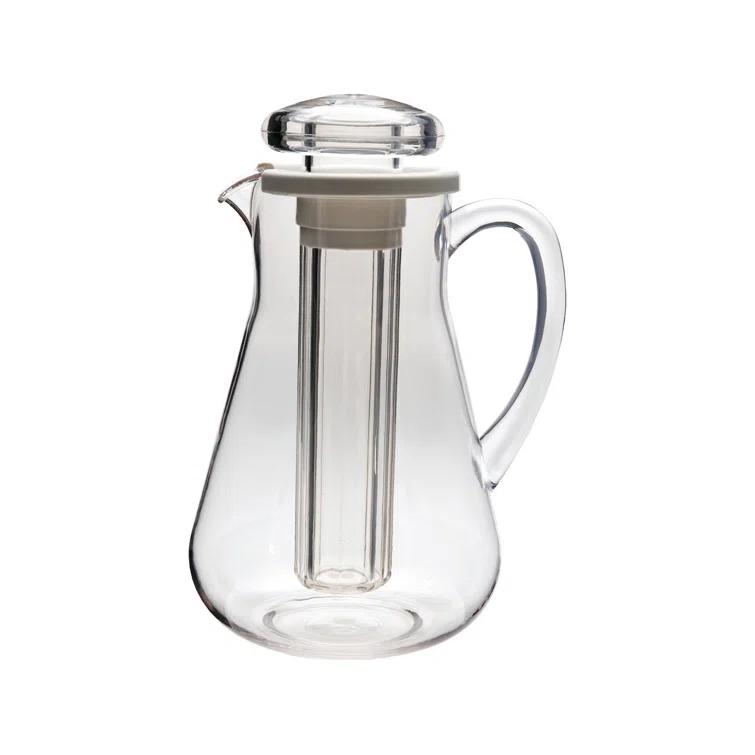 Service Ideas MWP Pitcher Plastic Pitcher with Ice Tube | Wayfair