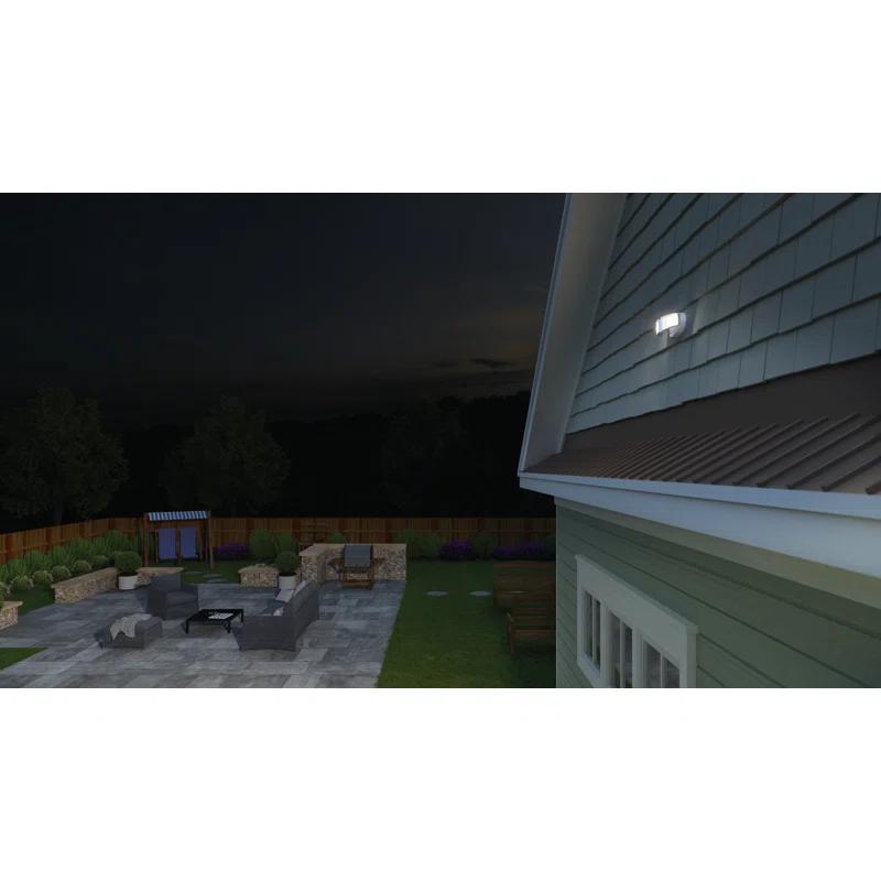 Lithonia Lighting 2 - Head Hardwired Dusk to Dawn Outdoor Security Flood Light
