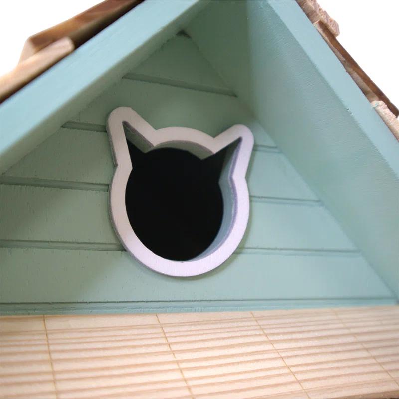 Home Bazaar Kitty Cottage Birdhouse