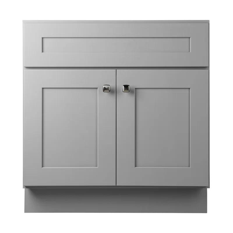 Design House Brookings 30 Inch Bathroom Vanity, Ready to Assemble, Solid Wood, Sherwin Williams – Design House, 587089