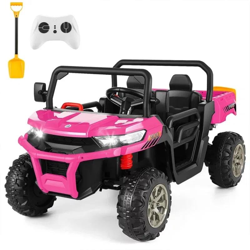 Himimi Delia Himimi 24 Voltage  Ride On Dump Truck, 2 Seater Kids UTV with Electric Dump Bed, Remote Control