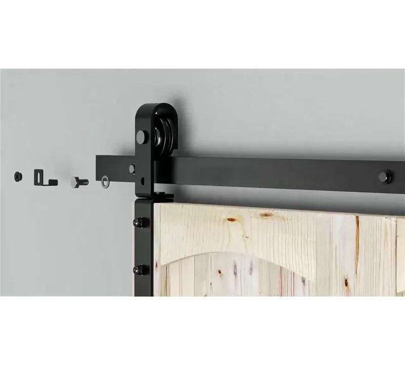 Coast Sequoia 84'' Solid Wood Barn Doors with Installation Hardware Kit Barn Door