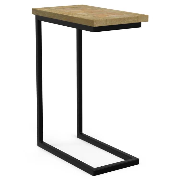Simpli Home Skyler Solid Mango Wood C Side Table & Reviews | Wayfair