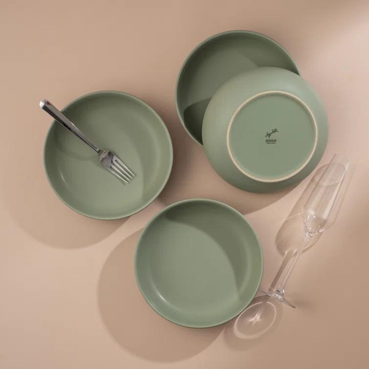 JoyJolt JoyJolt Mesa 4pc Stoneware Pasta Bowl set, 40oz (Set of 4)