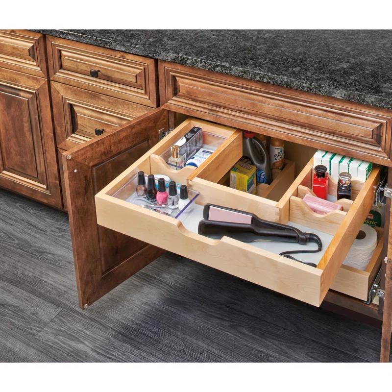 Rev-A-Shelf Rev-A-Shelf Wood Vanity Sink Cabinet Pull Out Organizer