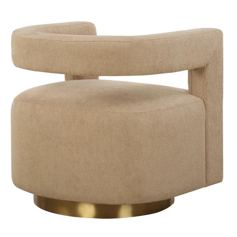 Uttermost Uttermost Grounded Modern Swivel Chair