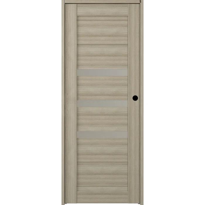 Belldinni Dora DIY-FRIENDLY Paneled Prefinished Wood and Glass Composite Single Prehung Door