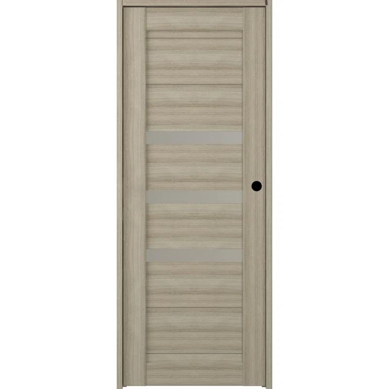 Belldinni Dora DIY-FRIENDLY Paneled Prefinished Wood and Glass Composite Single Prehung Door