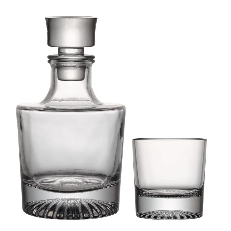 Rosdorf Park Askins Globe Pyramid 5 Piece Whiskey Decanter Set (Set of 5)