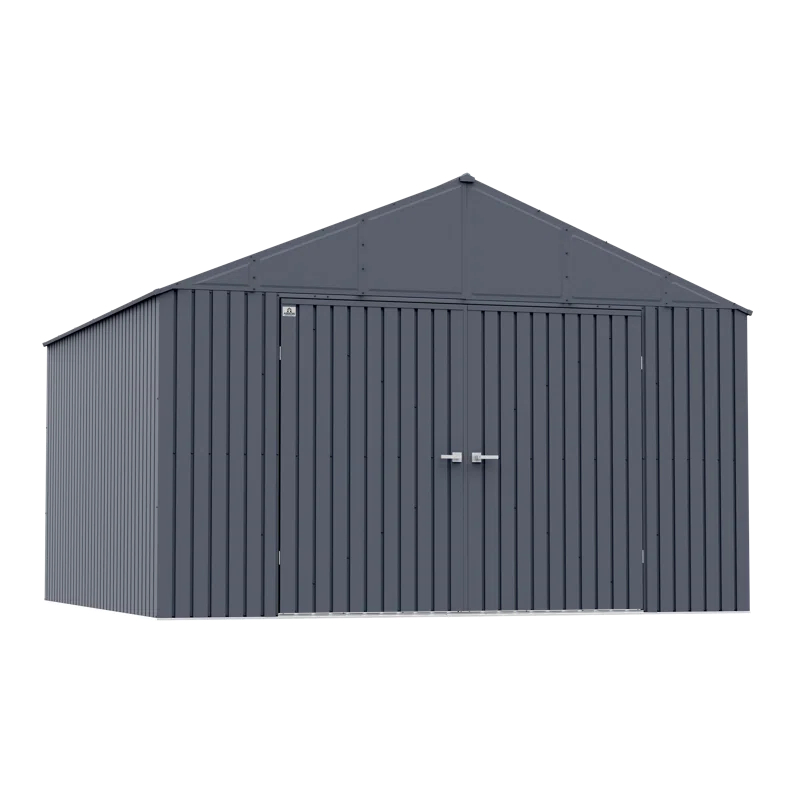 Arrow Elite 12 ft. W x 12 ft. D Galvalume Steel Storage Shed