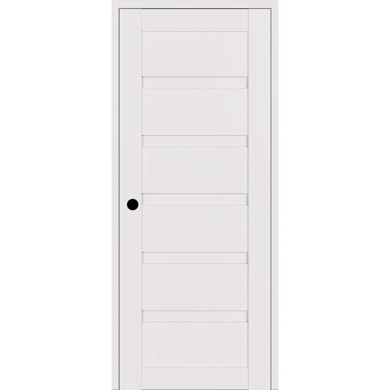 Belldinni Louver DIY-FRIENDLY Paneled Manufactured Wood Airflow Single Prehung Interior Door