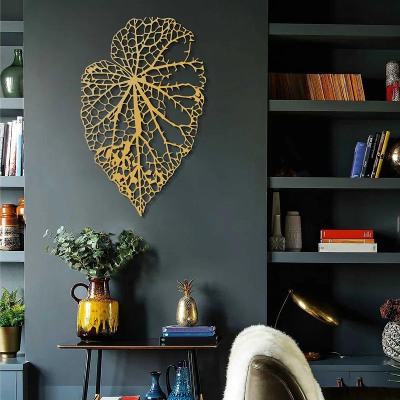 Metal Leaf Wall Decor