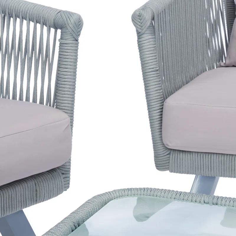 Highland Dunes Oropeza 4 - Person Patio Conversation Sets with Cushions