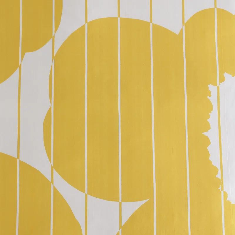 Vesi Unikko Cotton Yellow/Beige Duvet Cover Set