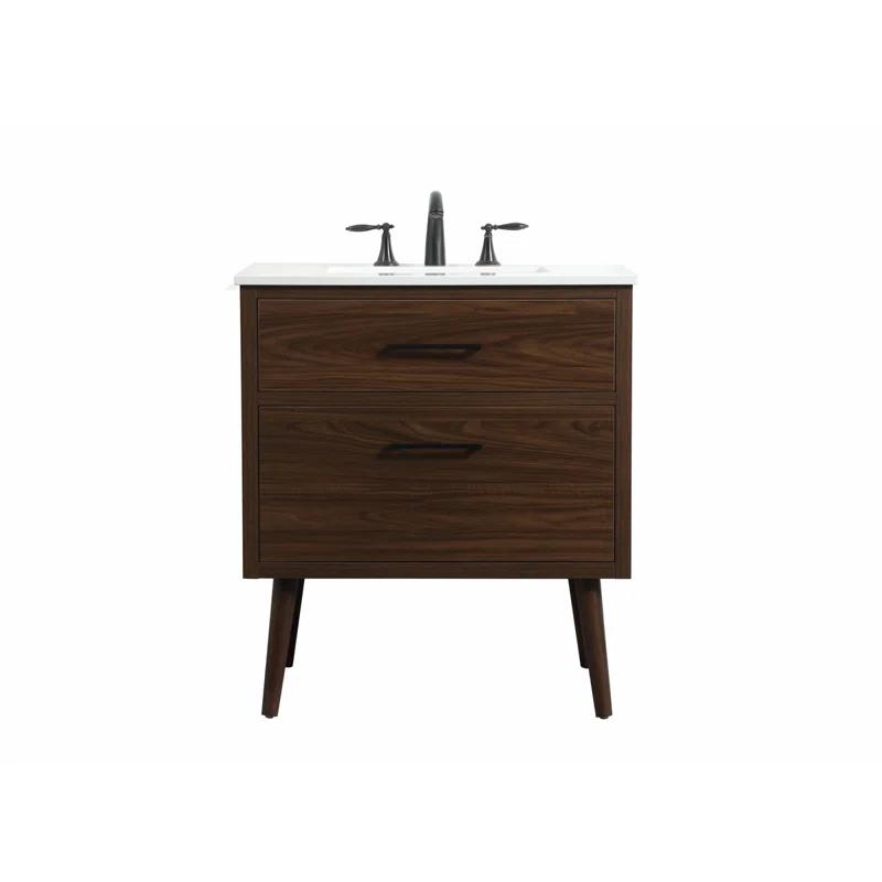 Elegant Kitchen and Bath Elegant Kitchen and Bath 30 Inch Single Bathroom Vanity
