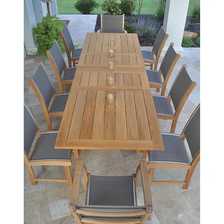 Hyannis Grade A Teak Extendable Rectangular Dining Table