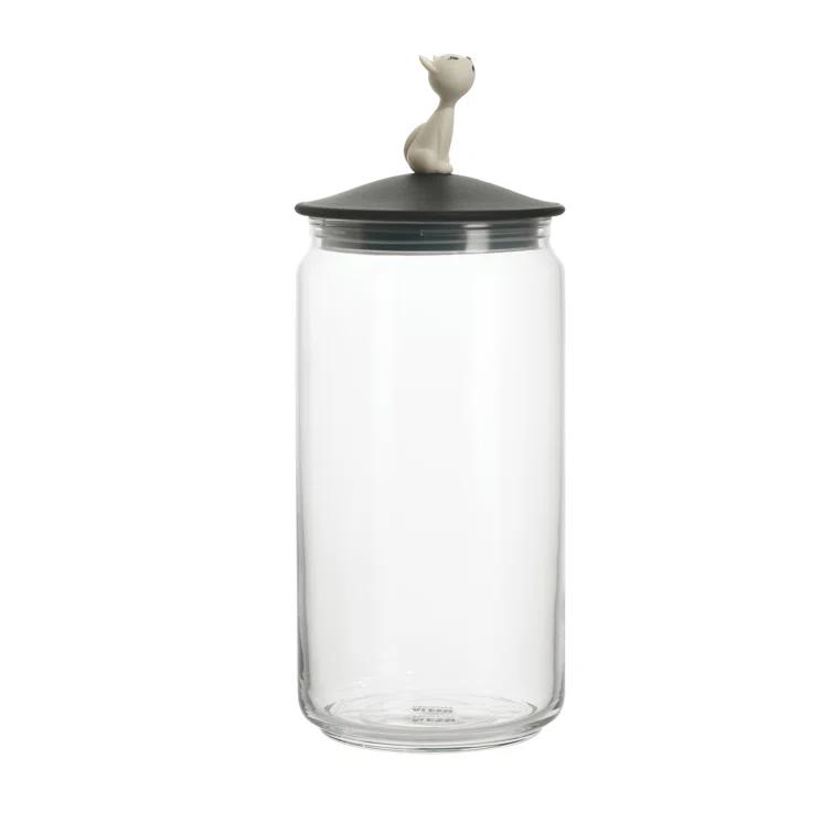 Alessi Miò 1.6 Lb. Pet Treat Jar With Snap On Lid