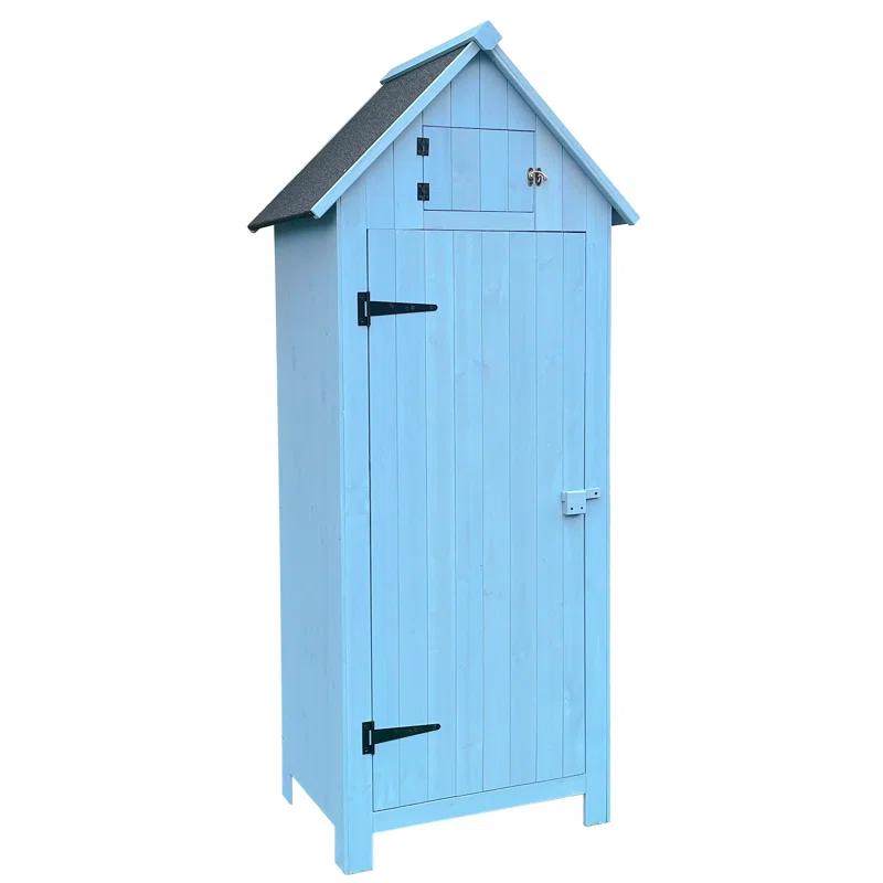 Hanover 2 ft. 5 in. W x 2 ft D Solid Wood Storage Shed