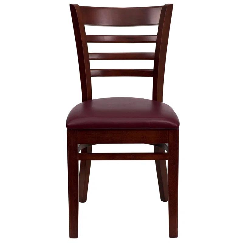 Red Barrel Studio® Ladder Back Wooden Restaurant Chair
