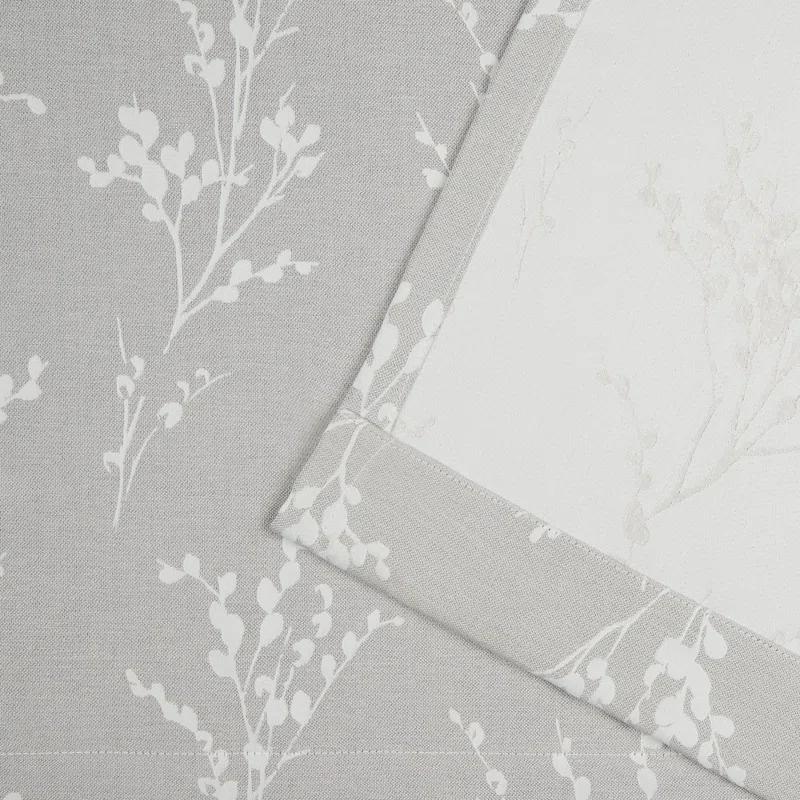 Nicole Miller Nicole Miller Turion Floral Room Darkening Blackout Grommet Top Curtain Panel Pair (Set of 2)