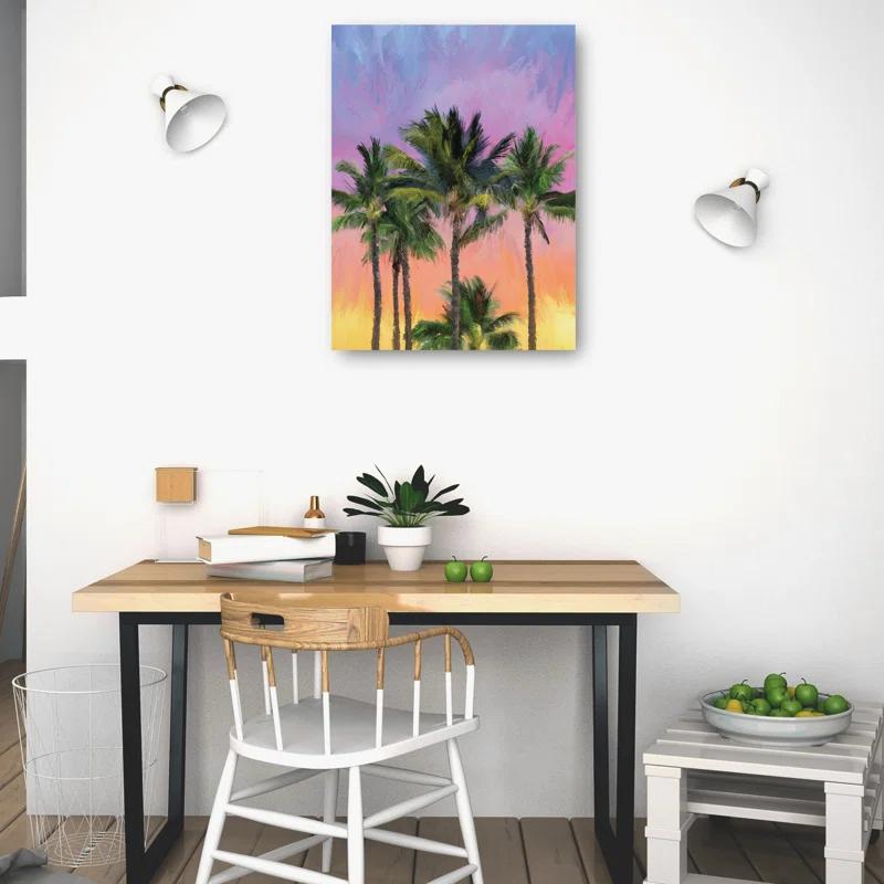 Bay Isle Home™ Sorbet Sunset by Studio Arts Canvas Art Print