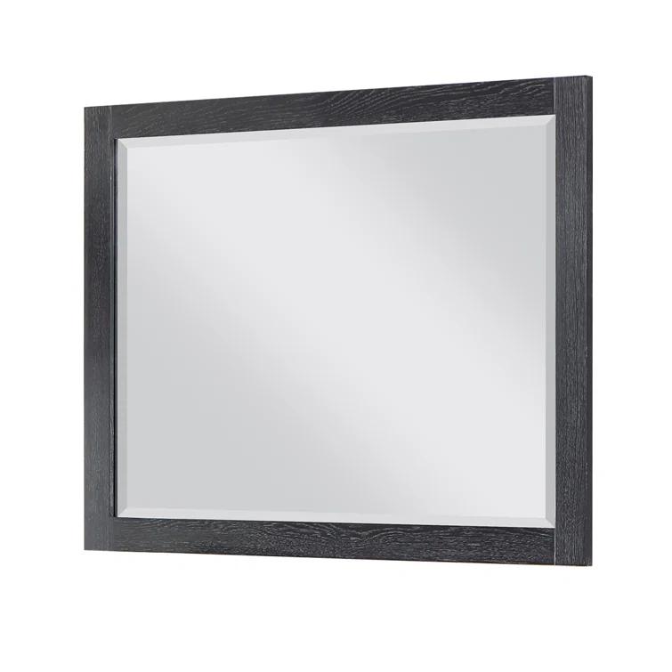 Altair Ivy Wood Flat Wall Mirror