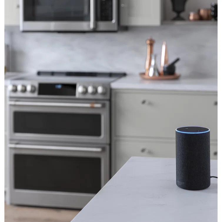 Café Café 30" 6.7 cu. ft. Smart Slide-in Electric Range with Convection and Radiant Cooktop CES750P2MS1