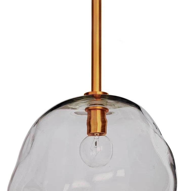 Regina Andrew Molten Pendant with Smoke Glass