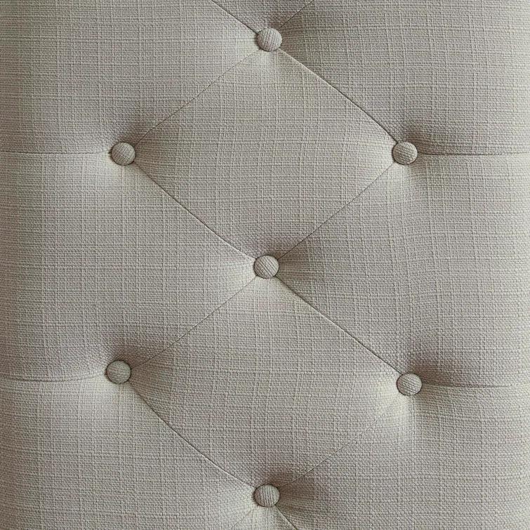 Finch Danes Claire Tufted Bench with Iron Legs, Modern 72.5" Bench for Bedroom or Living Room