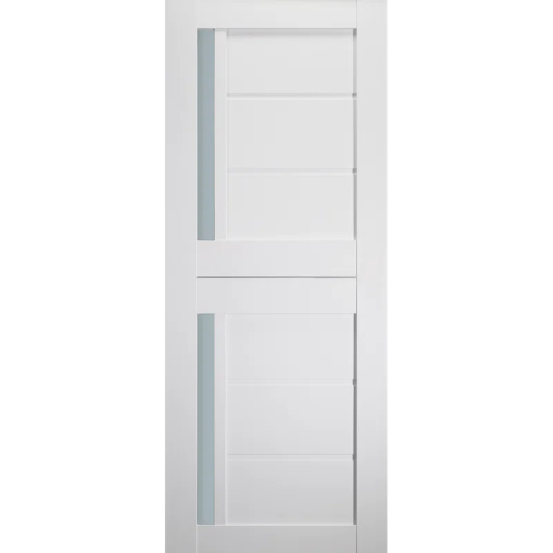 Belldinni Esta 80'' Solid + Manufactured Wood Paneled Slab Door